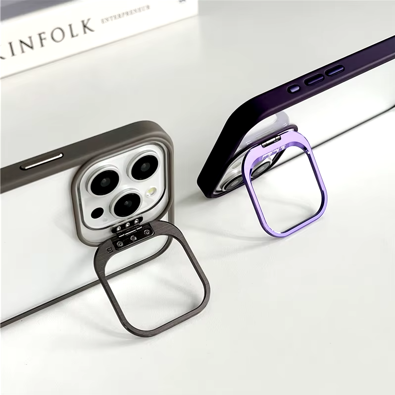 Чохол YCADEN Silicon Case camera stand iPhone 15 Pro Grey